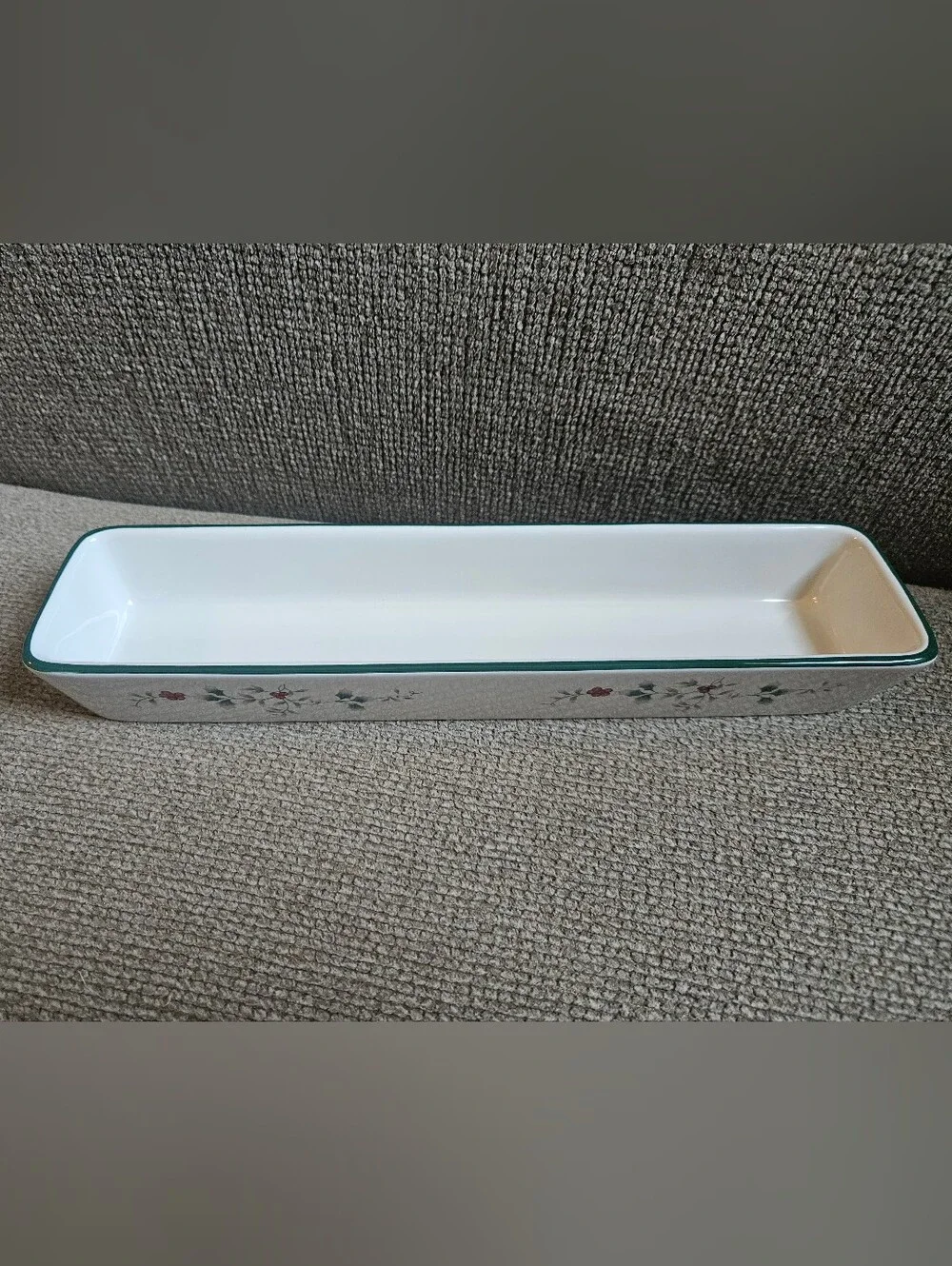 Pfaltzgraff Winterberry Modular Narrow Ceramic Tray
